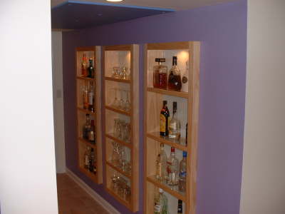 Lighted Bar Shelf